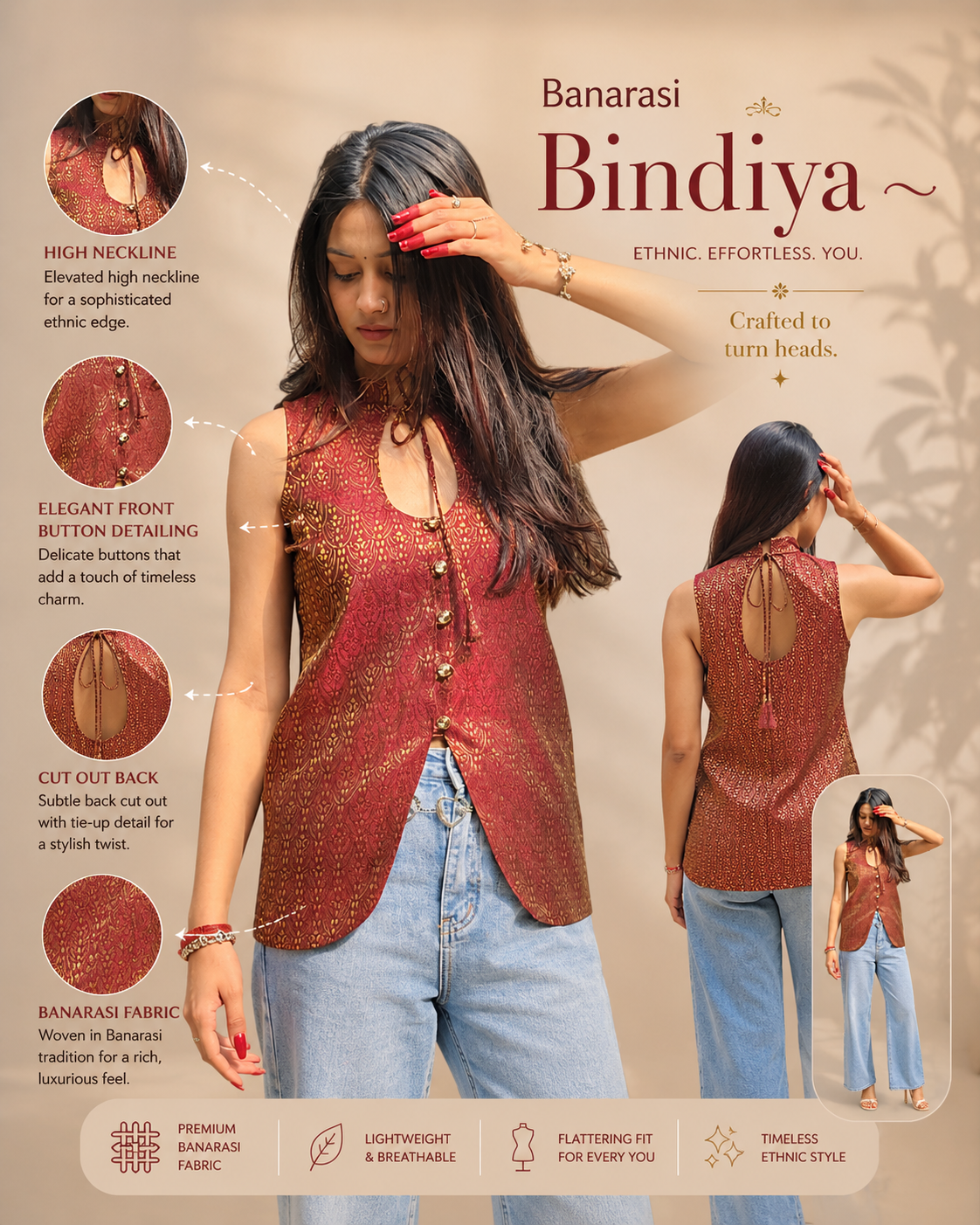 Bindiya: Banarasi kurti