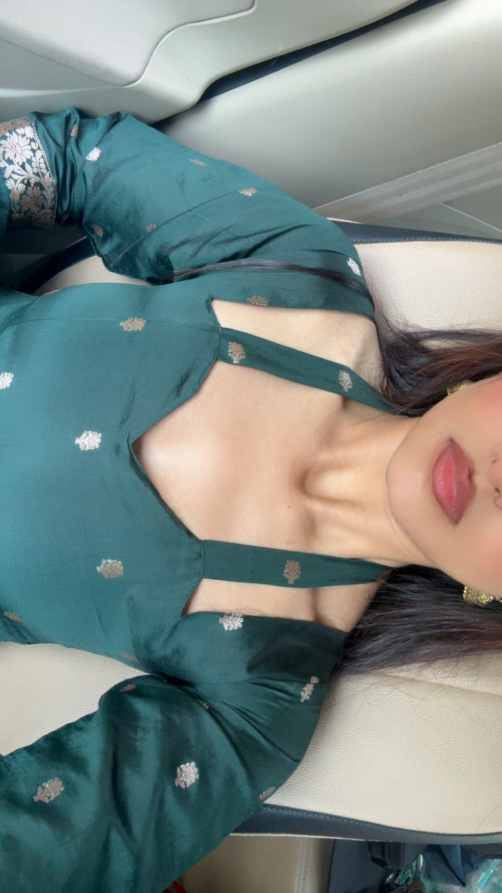 Madhuri Banarasi Silk Kurti