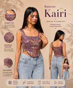 Kairi : Banarasi Corset Top