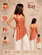 Banarasi Halter Neck Top