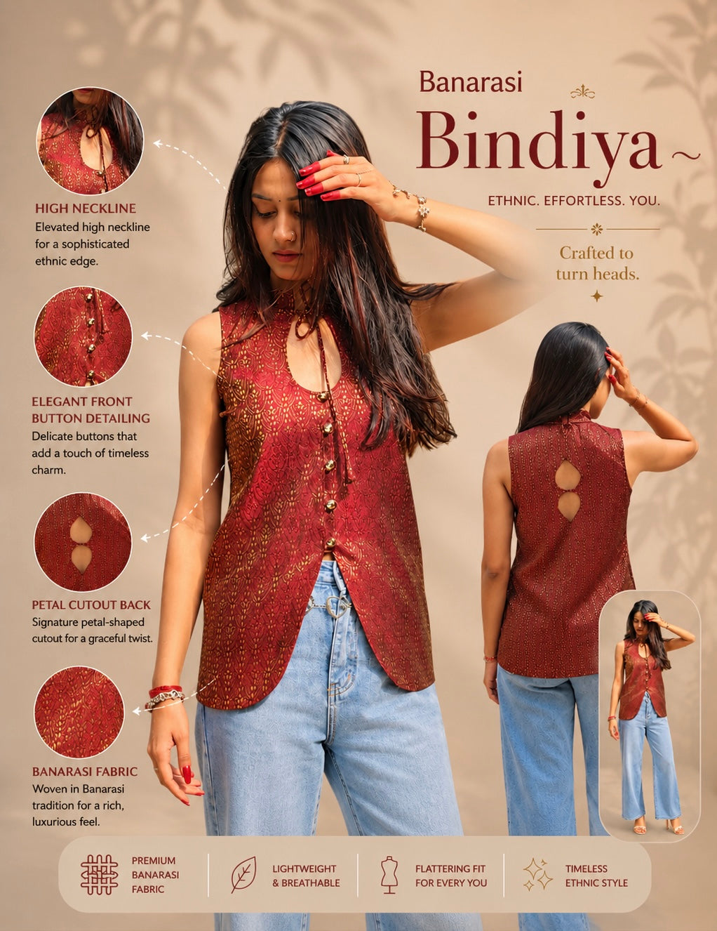 Bindiya: Banarasi kurti