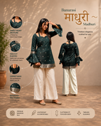 Madhuri Banarasi Silk Kurti