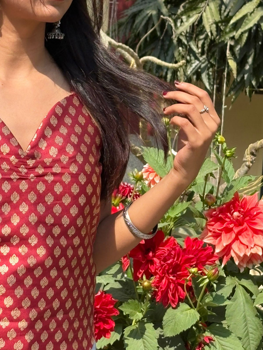 Laila - Banarasi Kurti Top